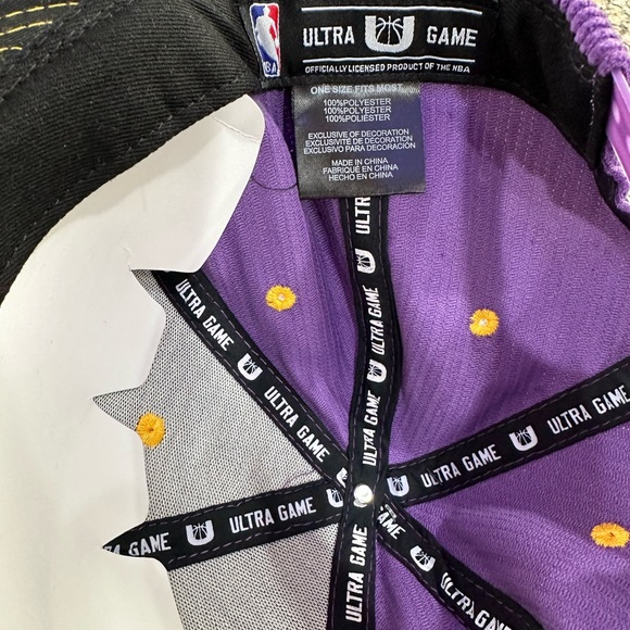 Los Angeles LA Lakers Corduroy Ultra Game Purple NBA Snapback Hat Cap NWT ๐๐ - Picture 8 of 8